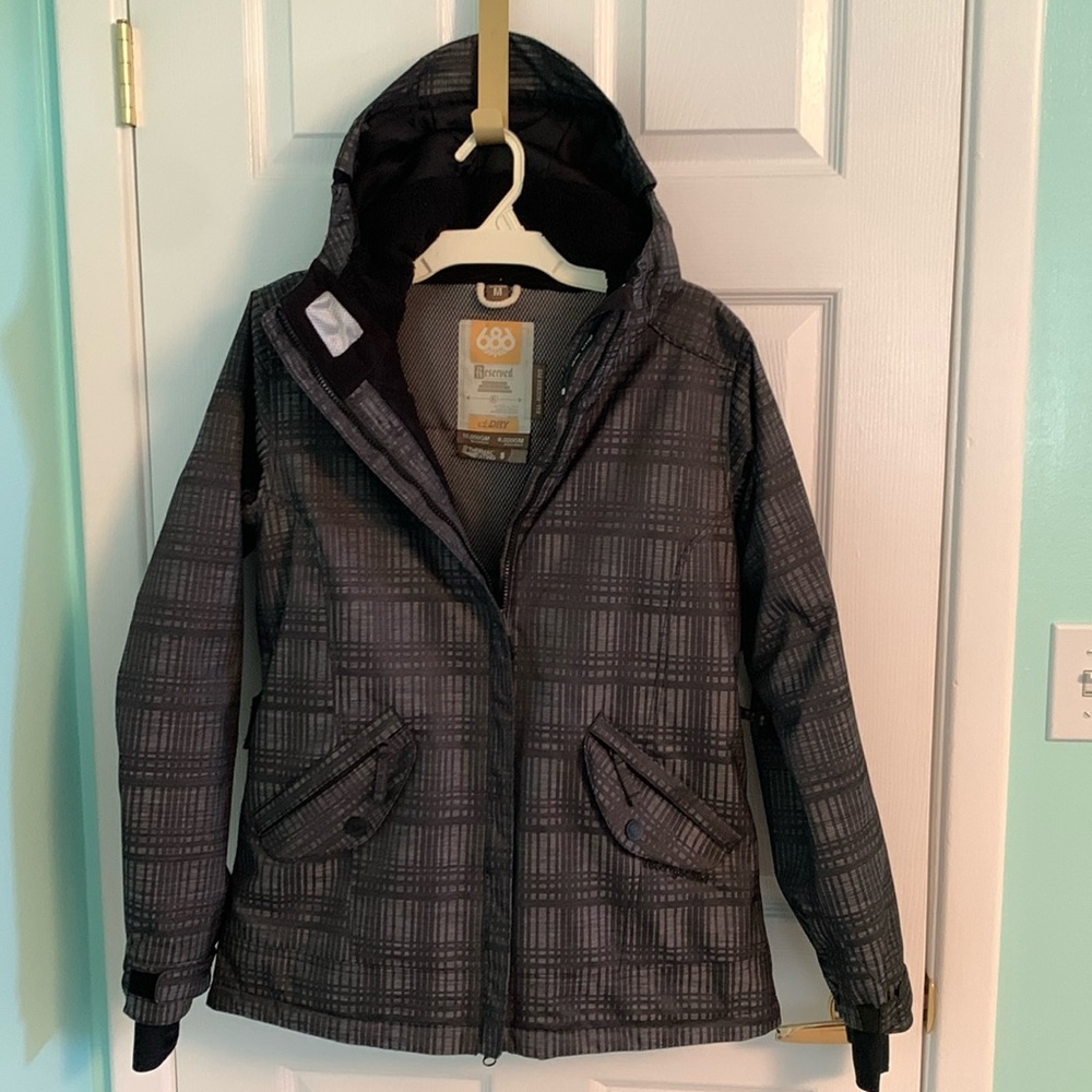 686 Women's Ski Jacket - Black Plaid